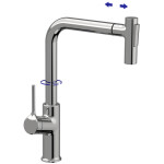 INVENA - FARSALA Dřezová baterie chrom BZ-40-L01-S