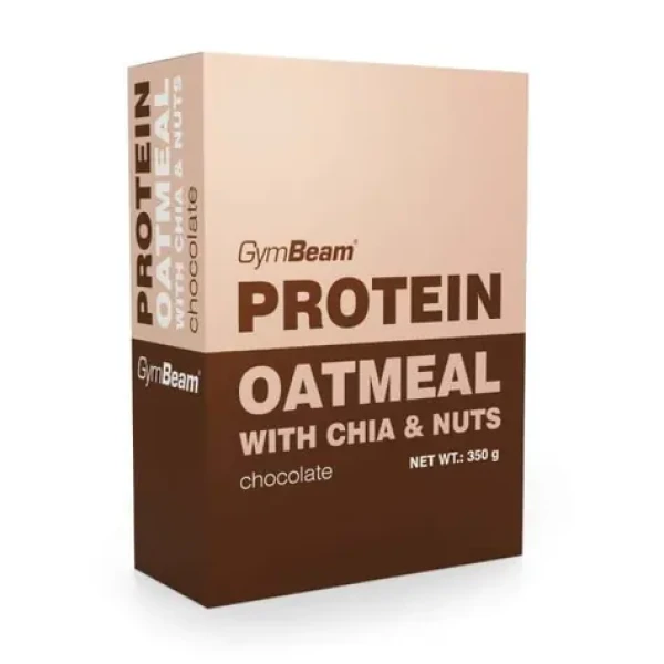Proteinová ovesná kaše s chia a ořechy - GymBeam (lesní ovoce, 350 g) (113641-2-350g-wildberries)