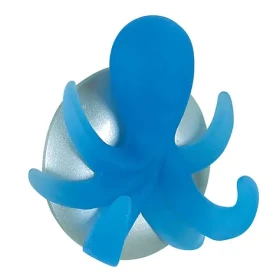 Spirella OCTOPUS dětský háček chobotnice modrý / polyresin / samolepící / 60 x 65 mm (7610583046239)