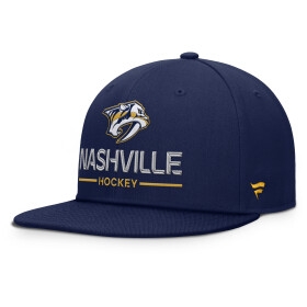 Fanatics Pánská kšiltovka Nashville Predators NHL Authentic Pro A/Cap Flat Brim Square Visor Structured Adjustable