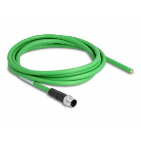 Delock 87847 M 12 síťové kabely, propojovací kabely SF/UTP 2.00 m zelená 1 ks