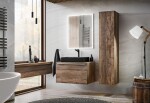 COMAD - Skříňka pod umyvadlo 80cm 2 zásuvky SANTA FE OAK 5907611652435