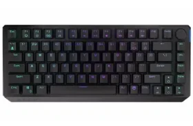 Rozbaleno - Endorfy Thock 75% CZ Black černá / Herní klávesnice / Bezdrátová / USB / CZ layout / 82 kláves / RGB / rozbaleno (EY5C008.Rozbaleno)