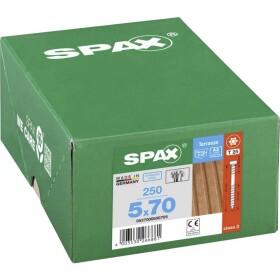 SPAX 0537000500705 šroub do dřeva 5 mm 70 mm T-STAR plus nerezová ocel A2 250 ks