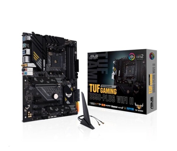 ASUS MB Sc AM4 TUF GAMING B550-PLUS (WI-FI) II, AMD B550, 4xDDR4, 1xDP, 1xHDMI, WI-FI EDF_431593