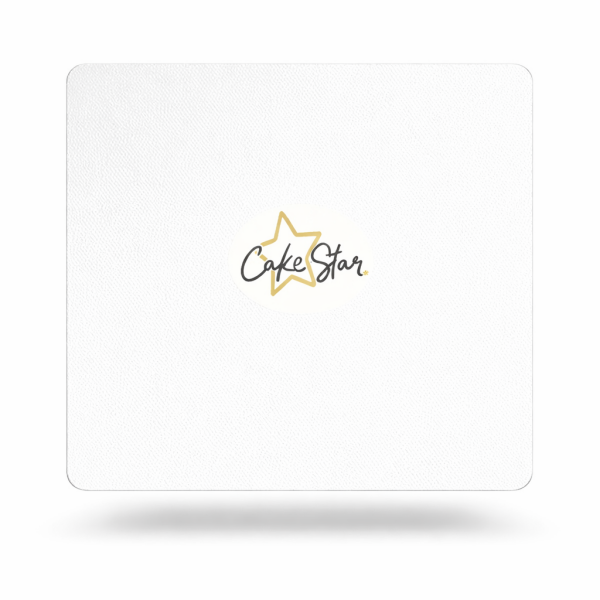 Cake star Tác pevný dřevovláknitý bílý 30x30cm