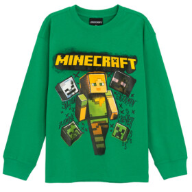 Mikina Minecraft -zelená - 146 GREEN