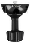 Puluz Adaptér 75 mm z plochého na kulový úchyt / Adaptér / pro fluidní hlavu / závit 3/8" a 1/4" / kov (PU3503)