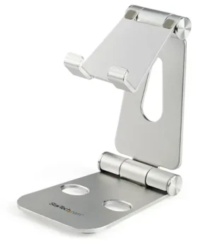 StarTech Skládací stojan na telefon a tablet stříbrná / Stojan / hliníkový / do 13" / nosnost 0,8 kg (USPTLSTND)