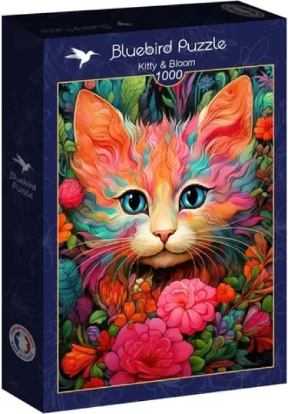 BLUEBIRD Puzzle Kotě a květiny