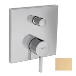 HANSGROHE - Finoris Baterie pod omítku, pro 2 spotřebiče, kartáčovaný bronz 76415140