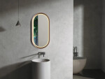 Zrcadlo se senzorem SAT Aurum 40x80 cm rose gold SATZAUR4080BRG SATZAUR4080BRG