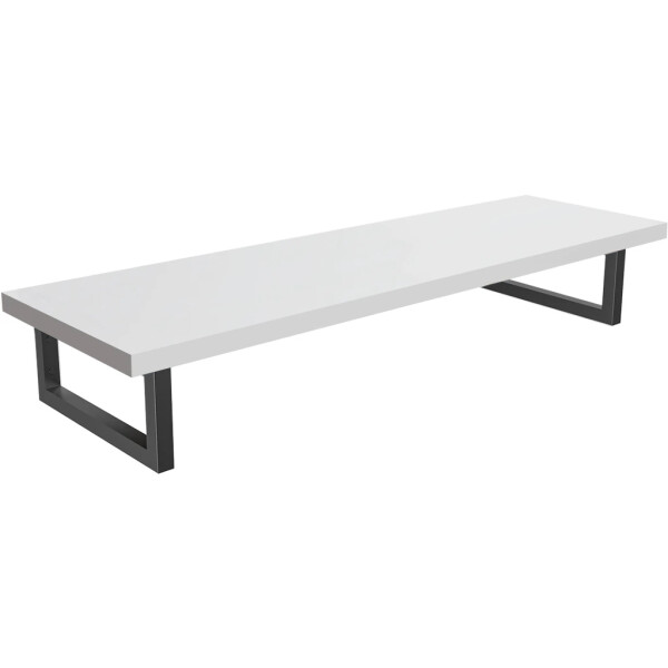 CERANO - Deska pod umyvadlo Navira Pro + 2 konzole pod desku - bílá matná - 100x46x3,6 CER-606012