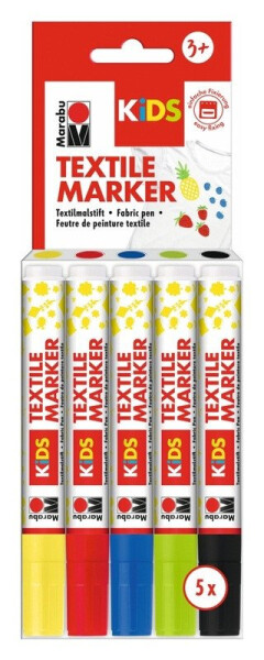 Popisovače na textil Marabu KiDS 5ks
