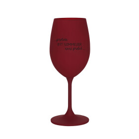 PROTOŽE BÝT SOMMELIER NENÍ PRDEL - bordo sklenice na víno 350 ml