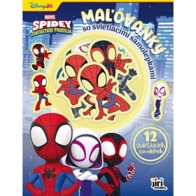 Maľovanky so svietiacimi samolepkami Spidey