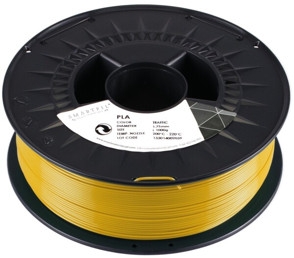 PLA filament žlutý Traffic 1,75 mm Smartfil 1 kg