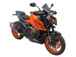 Ktm 990 Duke 24-25, 990 Duke R 2025 Klín pod motor - 3 barvy - Karbonový vzhled-stříbrná mřížka