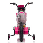 Mamido Dětská elektrická motorka XMX616 růžová | EVA kola | 12V 7Ah
