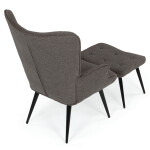 Relaxační křeslo, šedá, látka, AK-303B GREY2