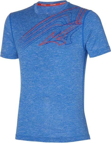 Běžecké tričko Mizuno Core Graphic RUN Tee J2GA253575 Velikost textilu: M