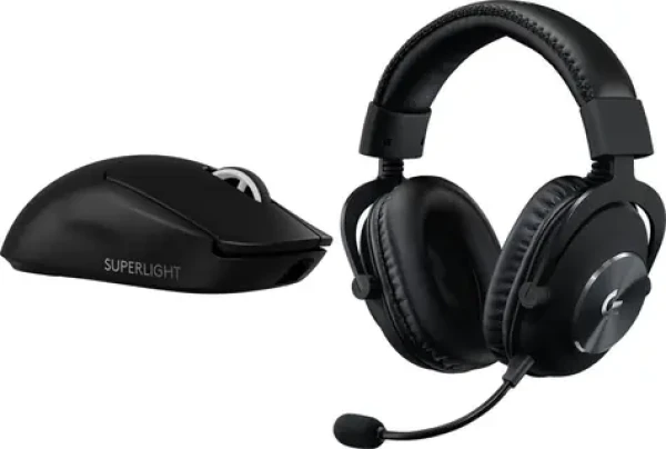 Logitech G PRO X SuperLight 2 + G PRO X černá / Herní sada / Bezdrátová myš + sluchátka