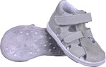 Dětské letní boty Boots4u T018 světle šedá Velikost: