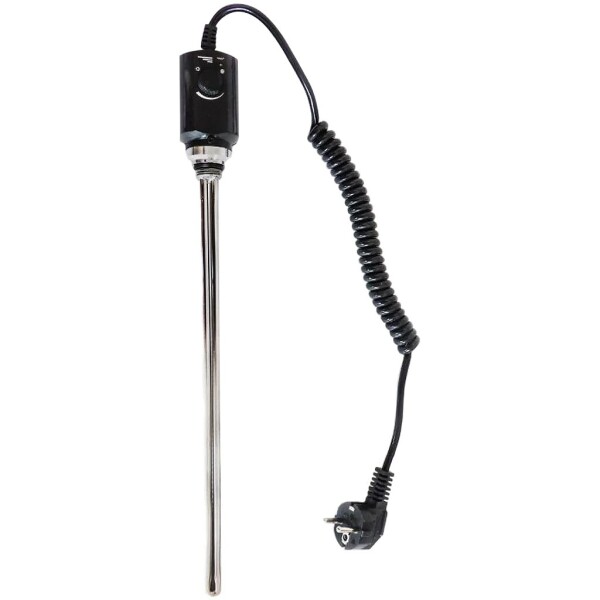 CERANO Elektrická topná tyč s termostatem 600W - černá lesklá