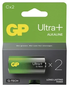 GP Ultra Plus C (LR14) / Alkalická baterie / 1,5 V / 2 ks (1013322000)