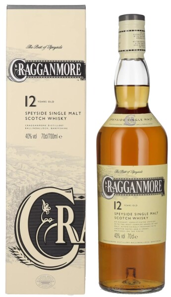 Cragganmore Single Malt Whisky 12y 40% 0,7 l (tuba)