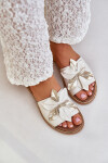 Sandály S Dekorací Přírodní Kůže Zazoo 3667 Bílé 37