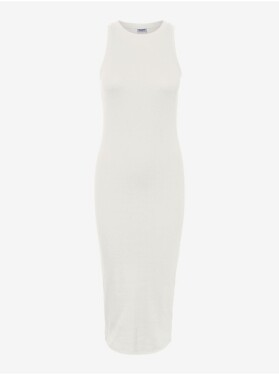 Bílé dámské pouzdrové basic šaty AWARE by VERO MODA Lavender dámské