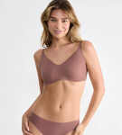 Dámská podprsenka ZERO Microfibre 2.0 Bralette - CACAO - kakaová 1141 - SLOGGI BROWN XS