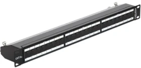Delock 19” Patch Panel / 24 Port / Cat.6A / černá (43320)