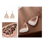 Souprava náhrdelníku a náušnic Belladonna, Bílá/čirá 40 cm + 5 cm (prodloužení)