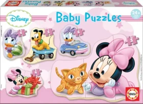 EDUCA Baby puzzle Minnie 5v1 (3-5 dílků)