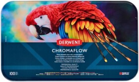 Derwent, 2306262, Chromaflow, umělecké pastelky, 100 ks