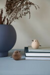 Novoform Dřevěný ptáček Mini Sparrow Smoke Stained Oak, hnědá barva, dřevo