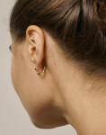 ENAMEL Copenhagen Hoops, Organic Heart Small 925S/GP/M