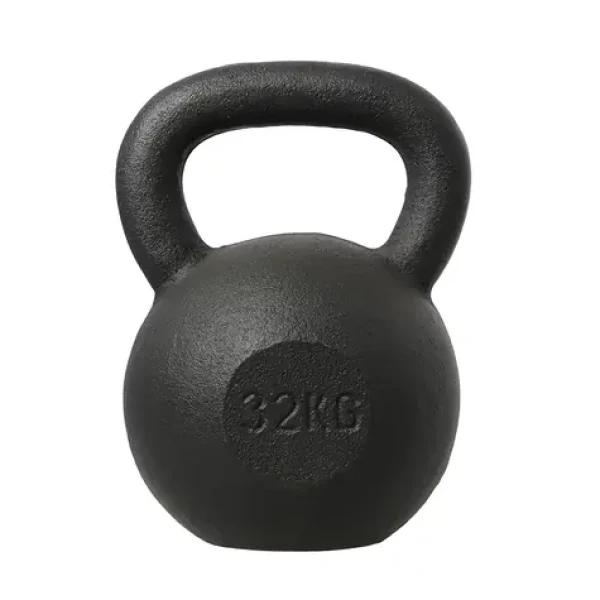 HMS KZG32 Litinový kettlebell 32 kg černý (5907695517859)