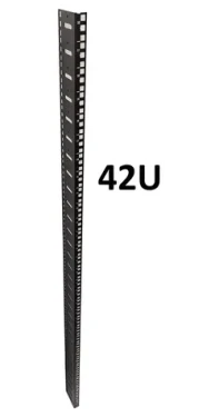 XtendLan ECO 42U černá / Vertikální montážní lišta / pro rozvaděče šířky 480 mm (VLISTAF42B ECO)