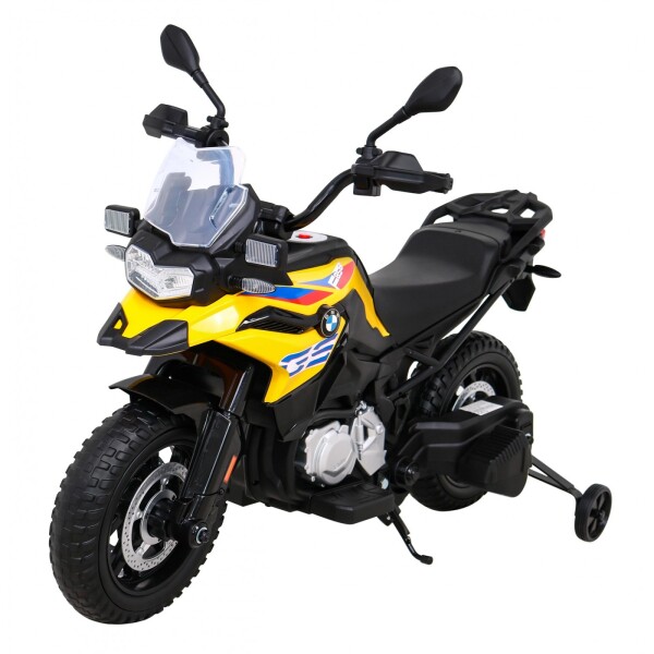Mamido Dětská elektrická motorka BMW F850 GS žlutá