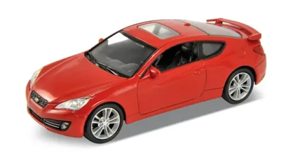 Welly Hyundai Genesis Coupé (2009) 1:34 žlutý