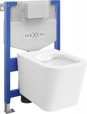 MEXEN/S - WC předstěnová instalační sada Felix XS-F s mísou WC Teo, bílá 6803385XX00
