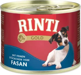 RINTI Konzerva Gold bažant 185g / Konzerva pro psy / Superpremium / Bez obilovin (394-91028)