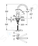 GROHE - BauEdge Dřezová baterie, chrom 31233001