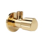 REA - Rohový ventil 02 1/2" x 3/8" Brush Gold REA-12006