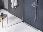 Laveo - Basso - sprchový žlab nástěnný 80 cm, nerez COB_281D