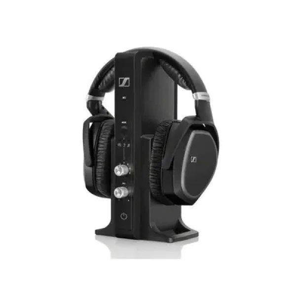 Rozbaleno - SENNHEISER RS 195-U černá / bezdrátový headset / RF + 3.5 mm / rozbaleno (505565.rozbaleno)