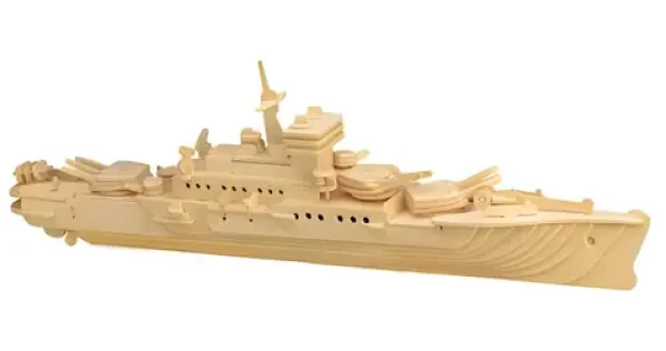 WOODCRAFT Dřevěné 3D puzzle Loď křižník